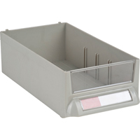 Replacement Drawer for KPC-400 Parts Cabinet, Plastic, 4-11/16" W x 8-5/8" D x 2-7/10" H, Grey Mukwa Safety Services