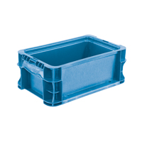 StakPak Plus 4845 System Containers, 7.4" W x 12" D x 5" H, Royal Blue Mukwa Safety Services