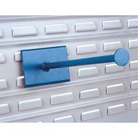Supports fixes pour contenants - Accessoires pour panneaux &agrave; fentes Mukwa Safety Services