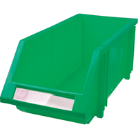 Stack & Hang Bin, 7-7/8" W x 7" H x 17-11/16" D, Green Mukwa Safety Services