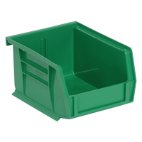 Ultra Stack & Hang Bin, 4-1/8" W x 3" H x 5-3/8" D, Green Mukwa Safety Services