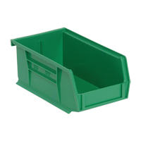 Ultra Stack & Hang Bin, 4-1/8" W x 3" H x 7-3/8" D, Green Mukwa Safety Services