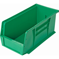 Bacs ultra empilable & suspendable, 5-1/2" la, 5" h x 10-7/8" p, Vert Mukwa Safety Services