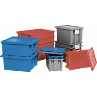 Contenants Stack & Nest, 15" x 29,5" x 19,5", Bleu Mukwa Safety Services