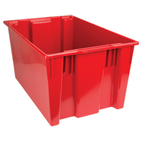 Contenants Stack & Nest, 15" x 29,5" x 19,5", Rouge Mukwa Safety Services