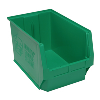 Contenants g&eacute;ants empilables, 12,375" la x 19,75" p x 11,875" h, Vert Mukwa Safety Services