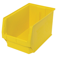 Contenants g&eacute;ants empilables, 12,375" la x 19,75" p x 11,875" h, Jaune Mukwa Safety Services