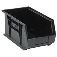 Ultra Stack & Hang Bin, 8-1/4" W x 7" H x 14-3/4" D, Black Mukwa Safety Services