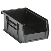 Ultra Stack & Hang Bin, 4-1/8" W x 3" H x 7-3/8" D, Black Mukwa Safety Services