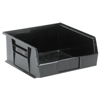 Bacs ultra empilable & suspendable, 11" la, 5" h x 10-7/8" p, Noir Mukwa Safety Services