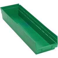 Bacs pour tablette, 6-5/8" la x 4" H x 23-5/8" p, Vert, Capacit&eacute; 50 lb Mukwa Safety Services