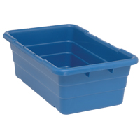 Bacs empilables en crois&eacute;, 16" la x  p x 8,5" h, Bleu Mukwa Safety Services