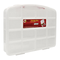 Bac de rangement clair avec compartiments, 13" la x 10-1/4" p x 2-3/8" h, 10 compartiments Mukwa Safety Services