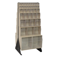 Support pour bacs basculants, 23-5/8" la x 16" p x 52" h, 76 tiroirs Mukwa Safety Services