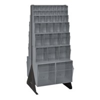 Support pour bacs basculants, 23-5/8" la x 16" p x 52" h, 76 tiroirs Mukwa Safety Services