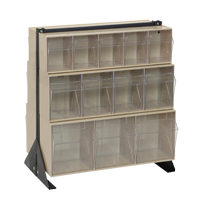 Support pour bacs basculants, 23-5/8" la x 16" p x 28" h, 24 tiroirs Mukwa Safety Services
