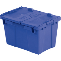 Contenants de distribution Flipak en plastique poly&eacute;thyl&egrave;ne (PE), 15,2" x 10,9" x 9,7", Bleu Mukwa Safety Services