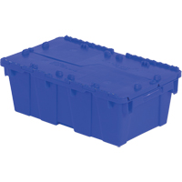 Contenants de distribution Flipak en plastique poly&eacute;thyl&egrave;ne (PE), 19,7" x 11,8" x 7,3", Bleu Mukwa Safety Services