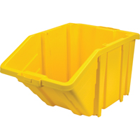 Bac g&eacute;ant en plastique, 15-1/2" la x 13" H x 25" p, Jaune, Capacit&eacute; 200 lb Mukwa Safety Services