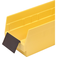 Shelf Bins - Extended Label Holders Mukwa Safety Services