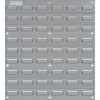 Metal Louvered Panel Bin Support Rack, 16 Bins, 18" W x 1/8" D x 19" H Mukwa Safety Services
