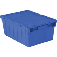 Contenants de distribution Flipak en plastique poly&eacute;thyl&egrave;ne (PE), 21,9" x 15,2" x 9,3", Bleu Mukwa Safety Services