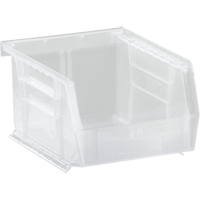 Clear-View Ultra Stack & Hang Bin, 4-1/8" W x 3" H x 5-3/8" D, Clear Mukwa Safety Services