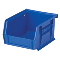 Stack & Hang Bin, 4-1/8" W x 3" H x 5-3/8" D, Blue Mukwa Safety Services