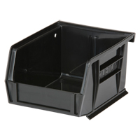 Bac empilable & &agrave; suspendre, 4-1/8" la, 3" h x 5-3/8" p, Noir Mukwa Safety Services