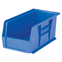 Stack & Hang Bin, 5-1/2" W x 5" H x 10-7/8" D, Blue Mukwa Safety Services