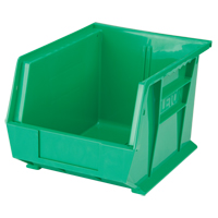 Stack & Hang Bin, 8-1/4" W x 7" H x 10-3/4" D, Green Mukwa Safety Services