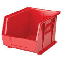 Stack & Hang Bin, 8-1/4" W x 7" H x 10-3/4" D, Red Mukwa Safety Services