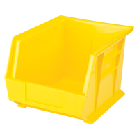 Stack & Hang Bin, 8-1/4" W x 7" H x 10-3/4" D, Yellow Mukwa Safety Services
