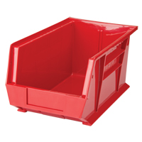 Bac empilable & &agrave; suspendre, 8-1/4" la, 7" h x 14-3/4" p, Rouge Mukwa Safety Services