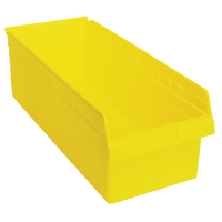 Bacs pour &eacute;tag&egrave;re Store-Max, 11-1/8" la x 8" H x 23-5/8" p, Jaune, Capacit&eacute; 68 lb Mukwa Safety Services