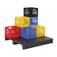 Caisse en plastique pour produits laitiers Mukwa Safety Services