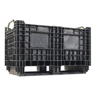 Contenant robuste BulkTote, 30" lo x 16" la x 19,2" h, Noir Mukwa Safety Services