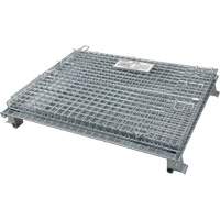 Conteneur repliable en m&eacute;tal grillag&eacute;, 40" la x 48" p x 42" h, Capacit&eacute; de 4000 lb Mukwa Safety Services