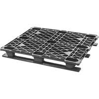 Palette empilable en plastique, Acc&egrave;s de Quatre c&ocirc;t&eacute;s, 48" lo x 40" la x 5-3/5" h Mukwa Safety Services