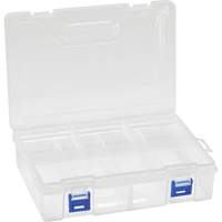 Boîte &agrave; compartiments en plastique, 6,25" la x 9,25" p x 2,2" h, 8 compartiments Mukwa Safety Services