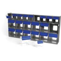 Compartiments pour bacs inclinables, 23-5/8" la x 3-5/8" p x 11-1/6" h, 21 tiroirs Mukwa Safety Services