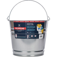 Seau, Acier galvanis&eacute;, 9 L Mukwa Safety Services