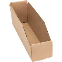 Boîtes profondes en carton ondul&eacute;, 2-7/8" la x 11-1/4" p x 4-1/2" h, Beige Mukwa Safety Services
