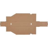 Boîtes profondes en carton ondul&eacute;, 2-7/8" la x 11-1/4" p x 4-1/2" h, Beige Mukwa Safety Services