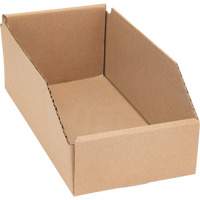 Boîtes profondes en carton ondul&eacute;, 5-3/4" la x 11-1/4" p x 4-1/2" h, Beige Mukwa Safety Services