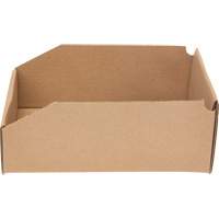 Boîtes profondes en carton ondul&eacute;, 7-5/8" la x 11-5/16" p x 4-1/2" h, Beige Mukwa Safety Services