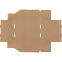 Boîtes profondes en carton ondul&eacute;, 9-3/4" la x 11-1/4" p x 4-1/2" h, Beige Mukwa Safety Services