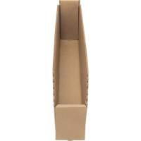 Boîtes profondes en carton ondul&eacute;, 2-7/8" la x 17-1/4" p x 4-1/2" h, Beige Mukwa Safety Services