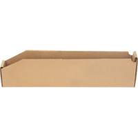 Boîtes profondes en carton ondul&eacute;, 2-7/8" la x 17-1/4" p x 4-1/2" h, Beige Mukwa Safety Services