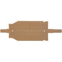Boîtes profondes en carton ondul&eacute;, 2-7/8" la x 17-1/4" p x 4-1/2" h, Beige Mukwa Safety Services